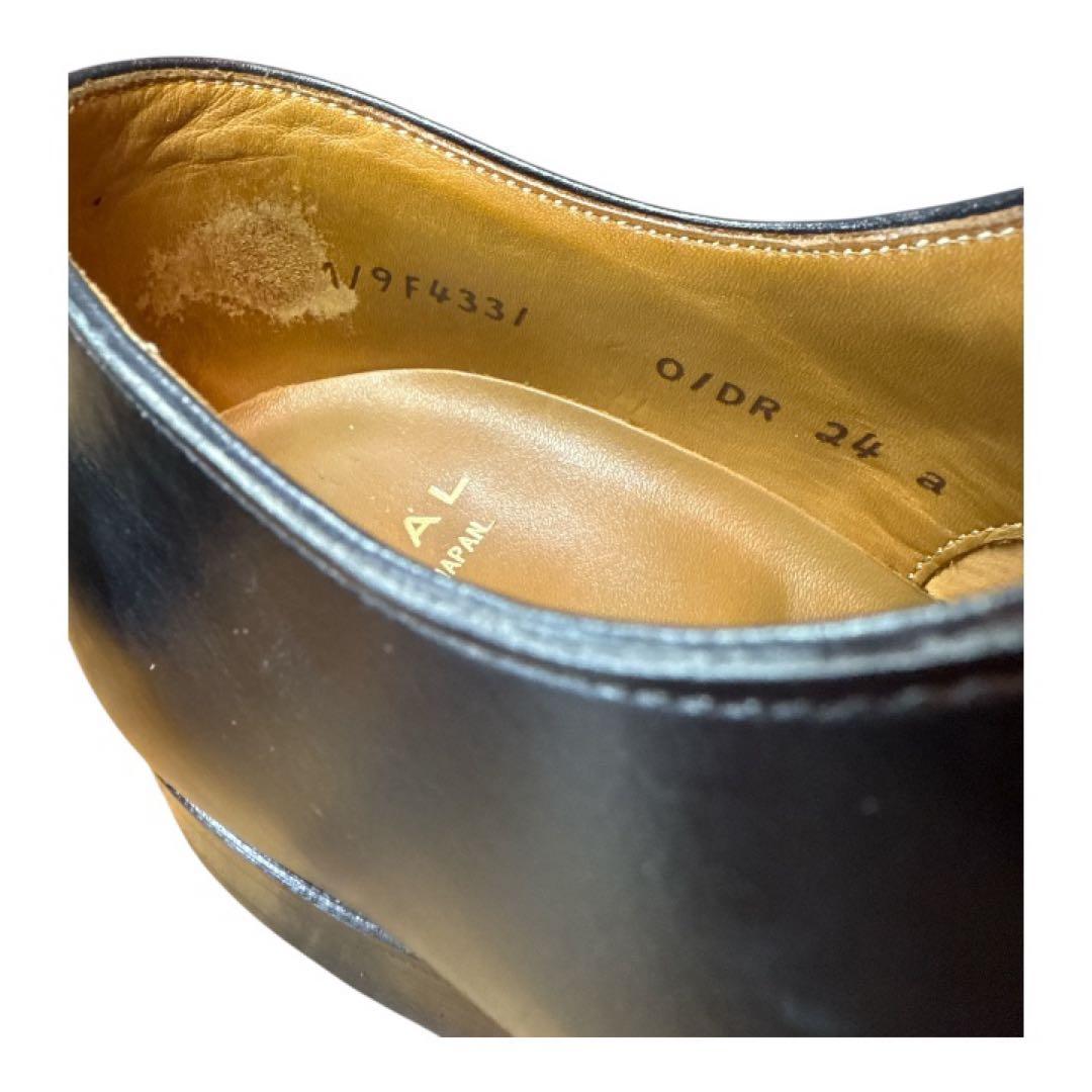 ゲリラセール❣️美品✨REGAL✨ストレートチップ✨01DR ブラック 24cm