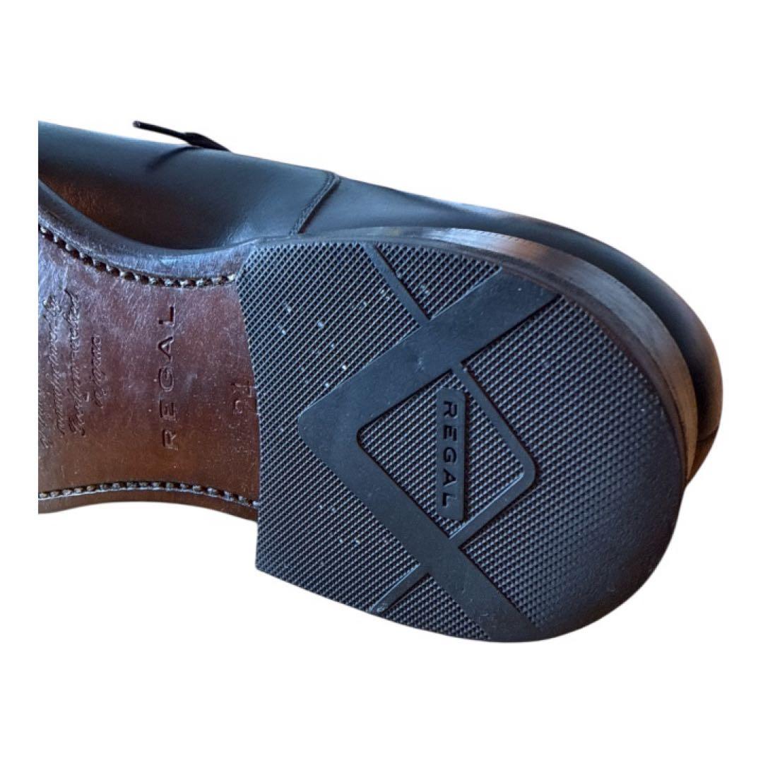 ゲリラセール❣️美品✨REGAL✨ストレートチップ✨01DR ブラック 24cm