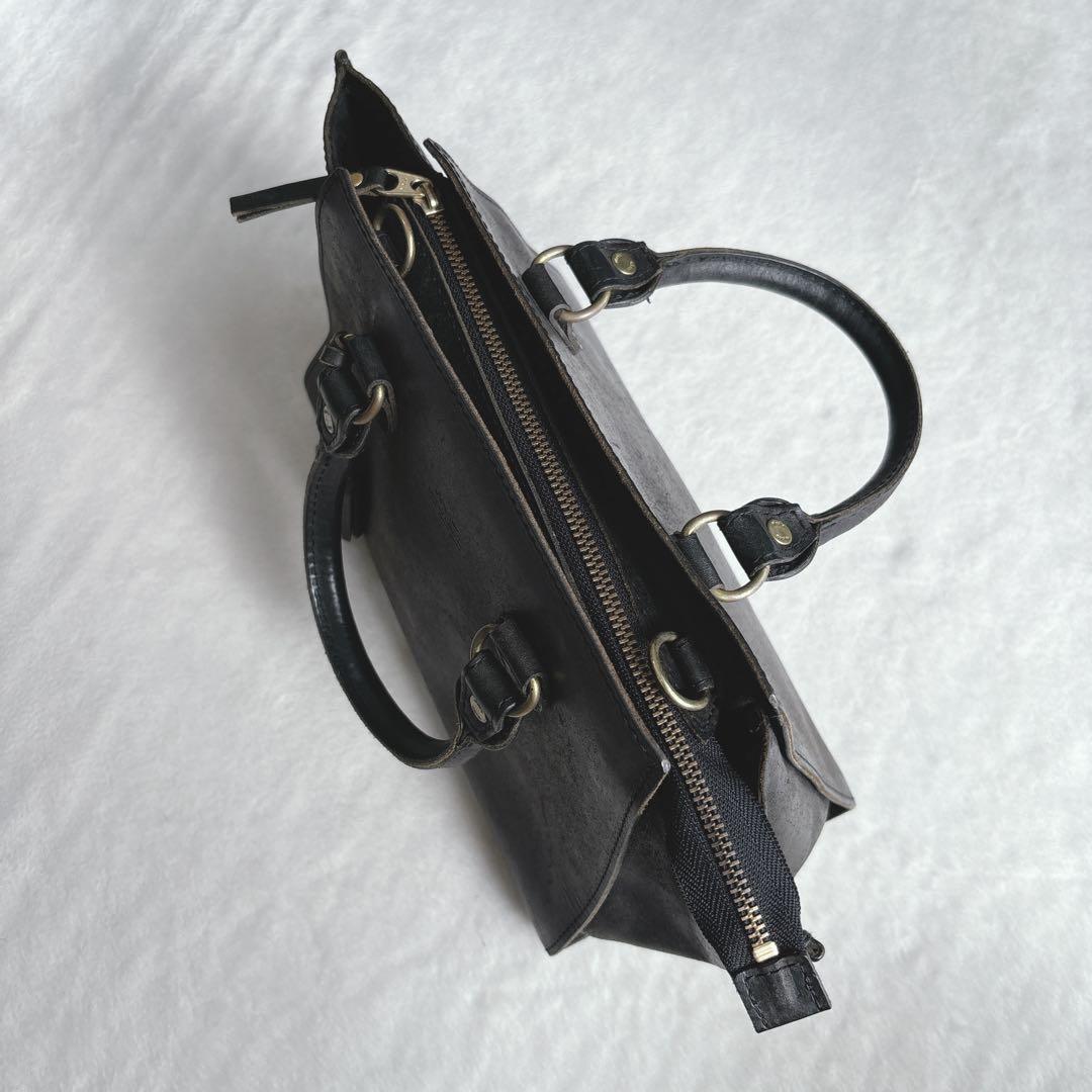 【美品】Ryu リュー　レザー　ショルダーバッグ　ハンドバッグ　2way