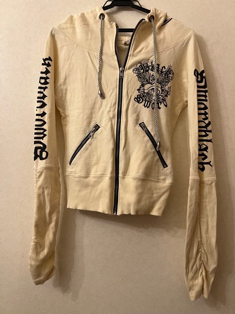 レア希少 d.i.a. ギャル服 パーカー スカル 平成ギャル ドクロ 骸骨