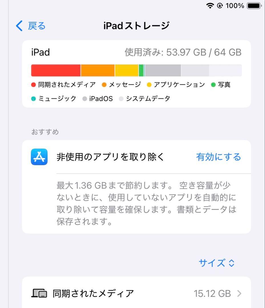 iPad mini（第５世代）64GB スペースグレイ Wi-Fiモデル