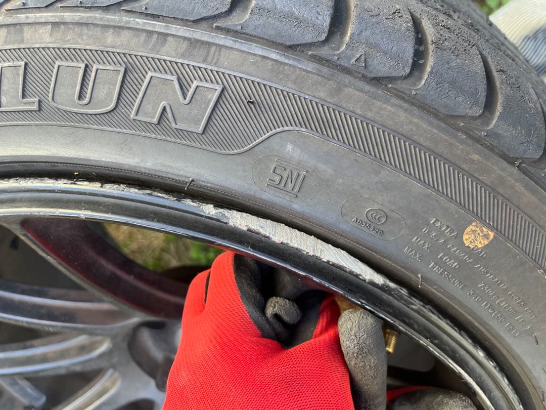 ステルスレーシング　ドリケツ17インチ2本　9.75J