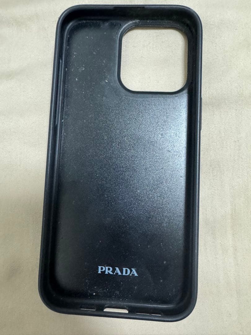 PRADA iPhone15promax用ケース ブラック