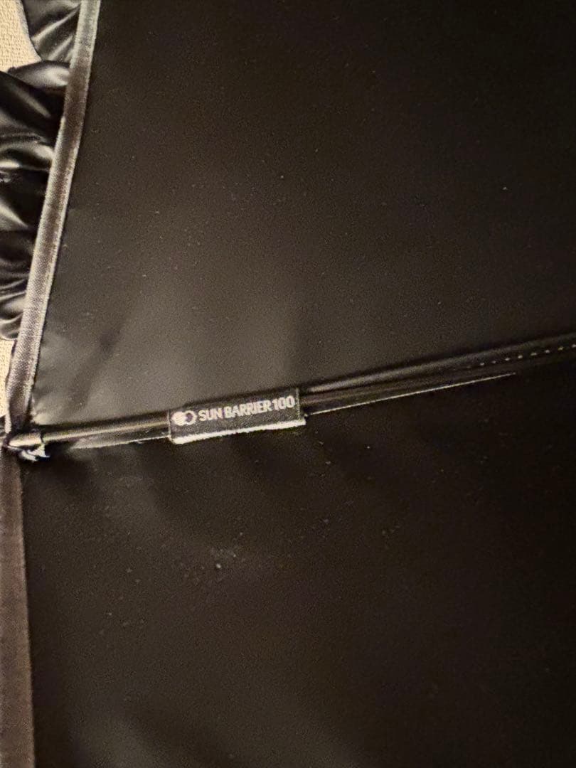 サンバリア100 長傘 Sサイズ フリル / フロスト　グレー