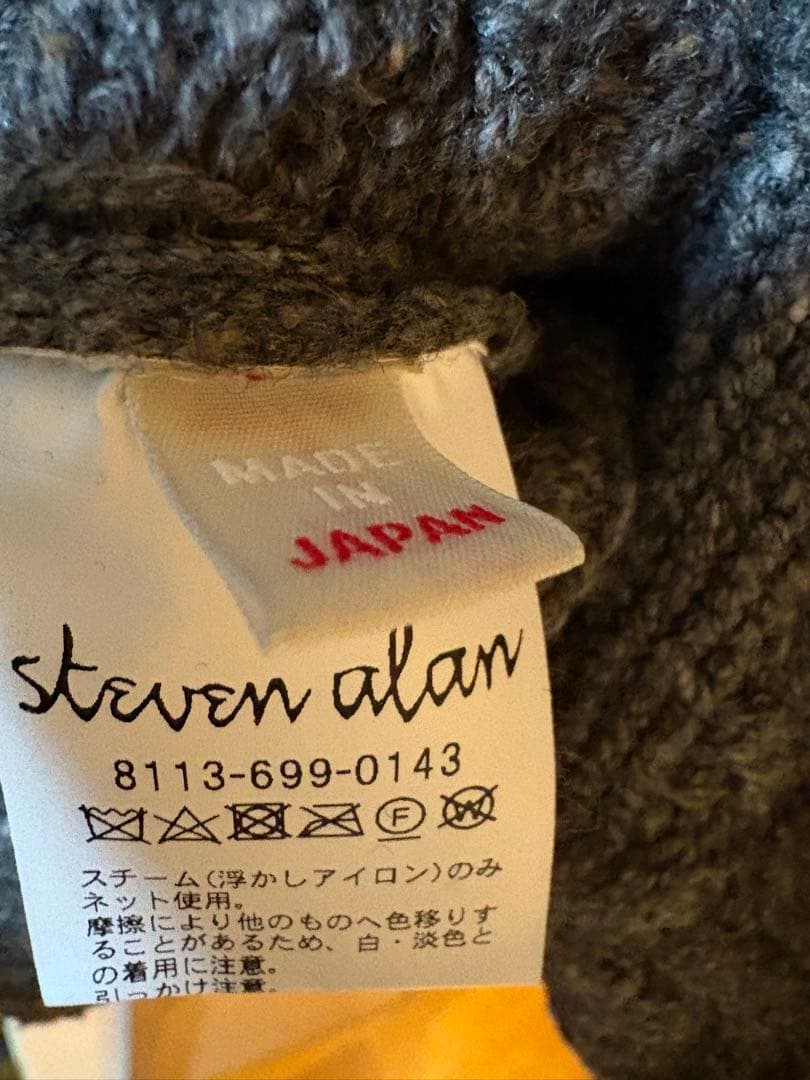 Steven Alan NEP CABLE CN BOLD/ニット