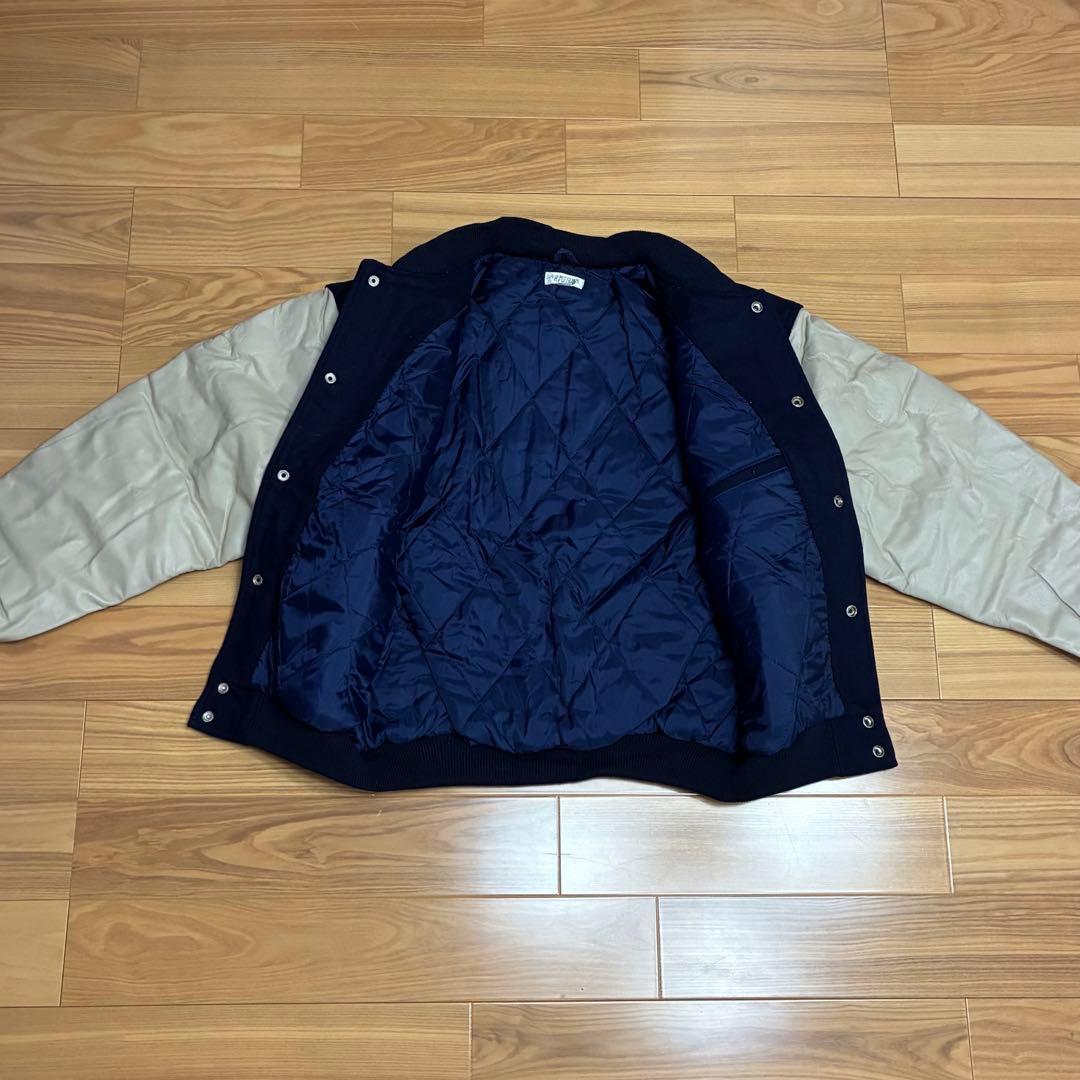 新品♡SUNTORY BOSS♡ボスジャン スタジャン 袖レザー 牛革 本革