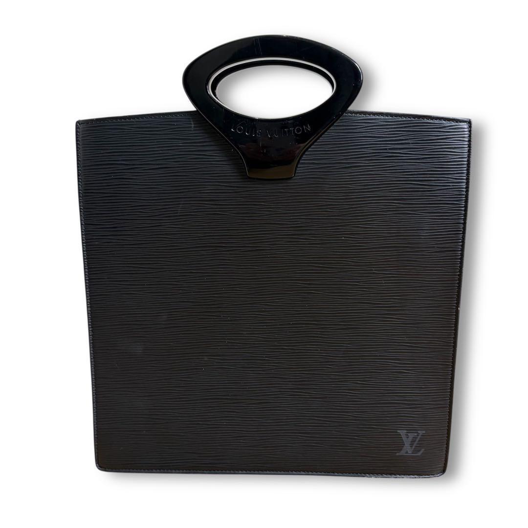 【美品】ルイヴィトン エピ オンブル ハンドバッグ ノワール M52102