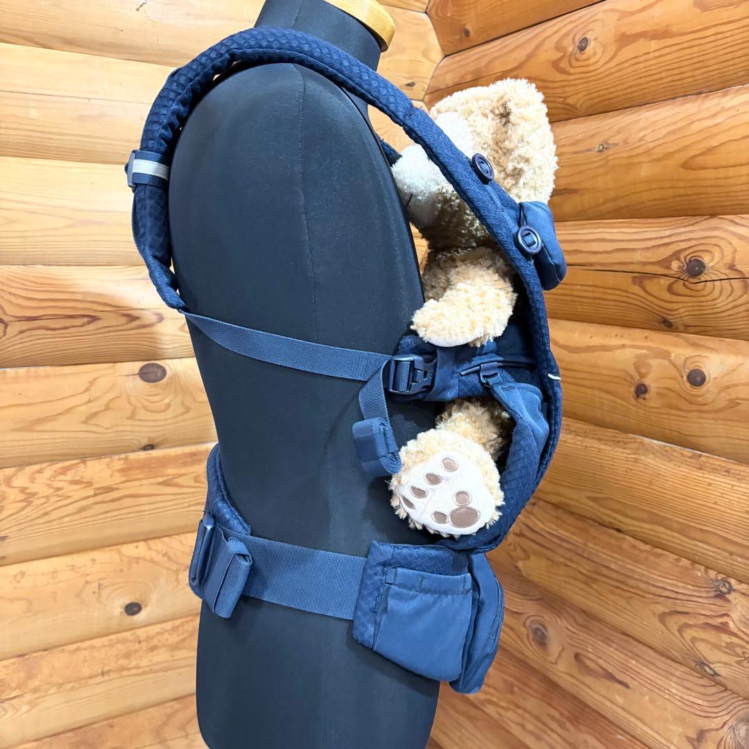 【美品】ergobaby 抱っこ紐 オムニブリーズ ミッドナイトブルー