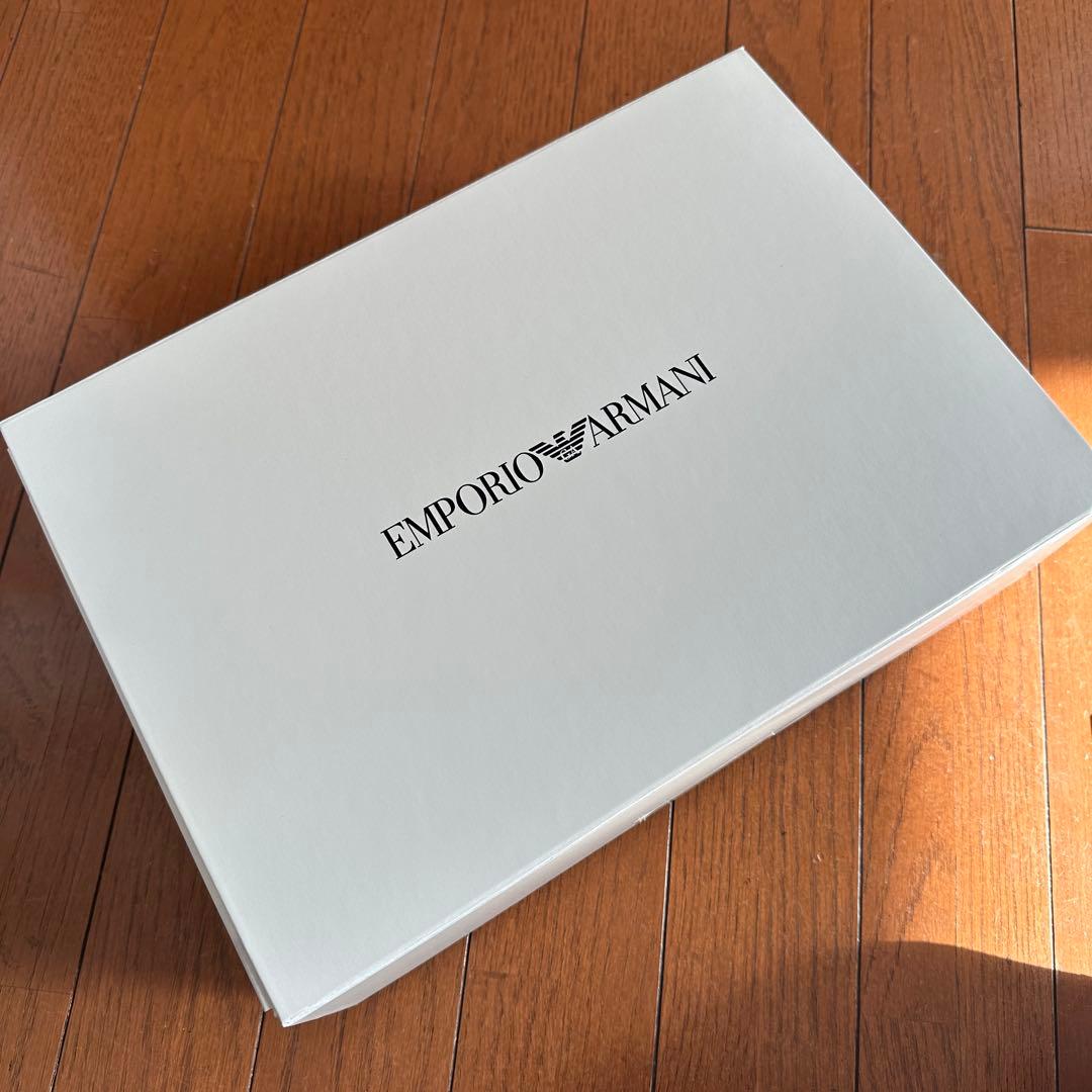 y*様 【新品未使用】エンポリオ アルマーニ ロゴプリント 両面コットンブランケ