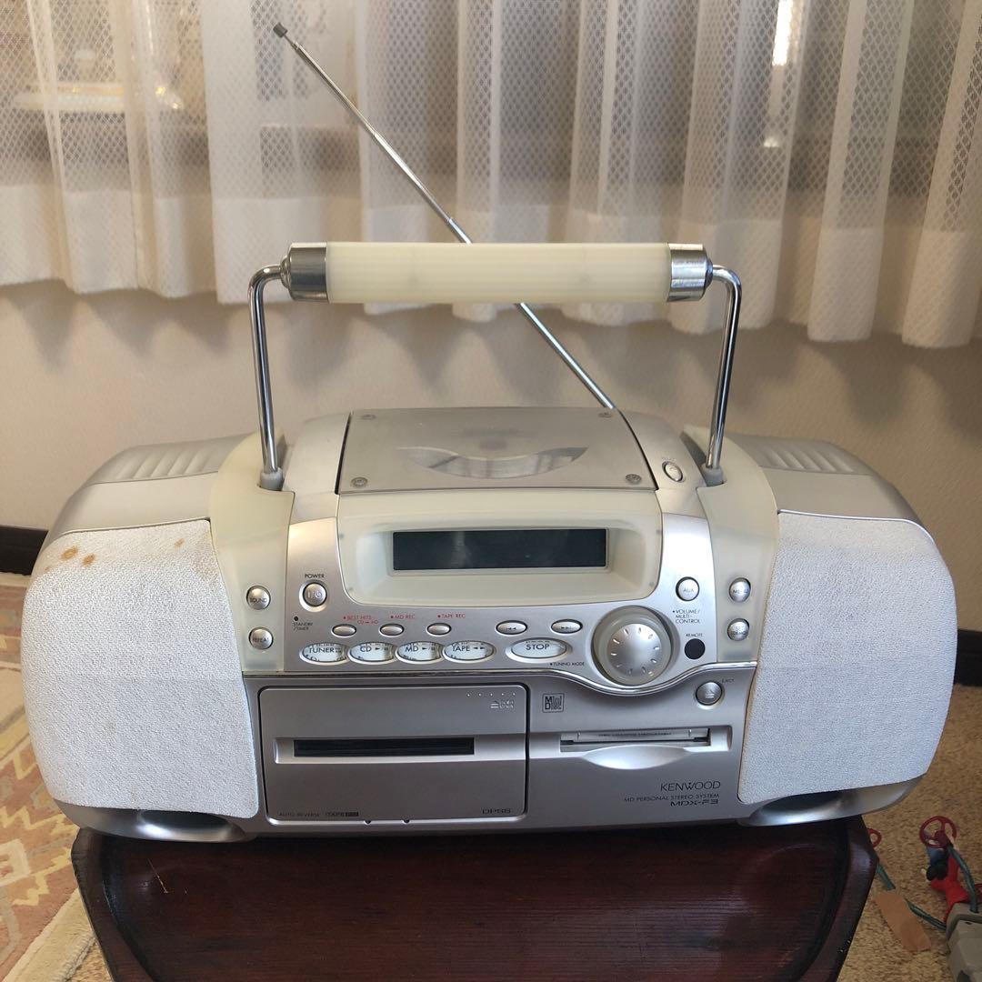 KENWOOD MDCDカセット　コンポ　MDXーF3 稼働品