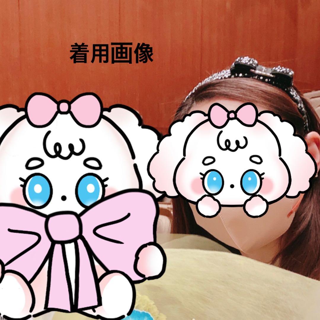 美品　お値下げ　Ferragamo ブラック　ドット カチューシャ