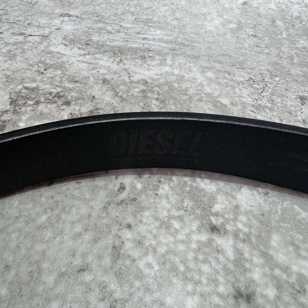 DIESEL ディーゼル ベルト B-DLOGOバックル レザー ロゴ ナロー