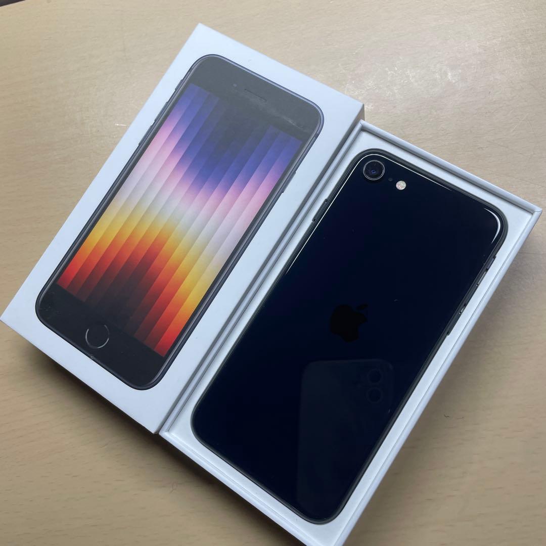 iPhoneSE3 se 第3世代　128GB SIMフリー　割れなし