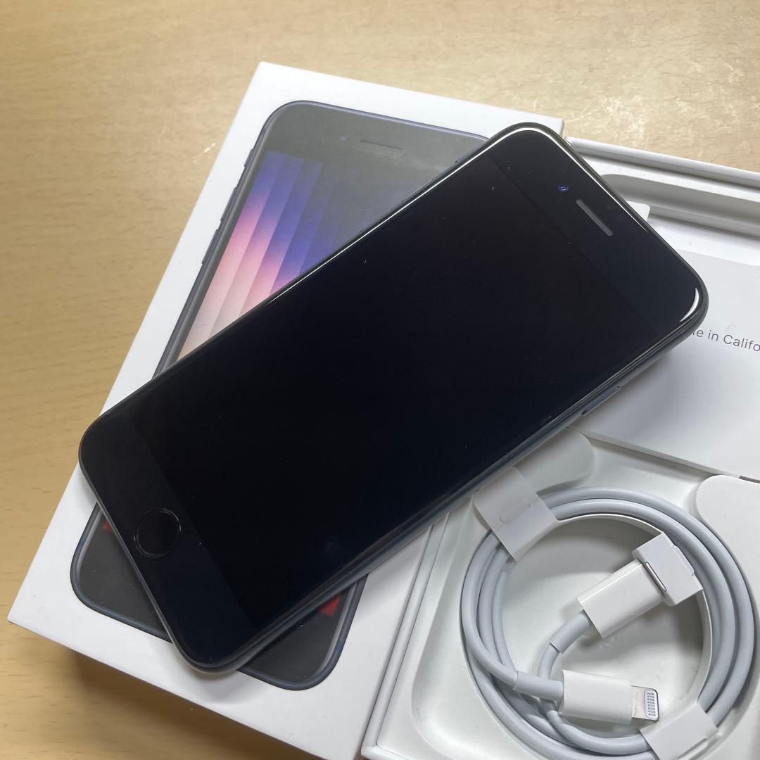 iPhoneSE3 se 第3世代　128GB SIMフリー　割れなし