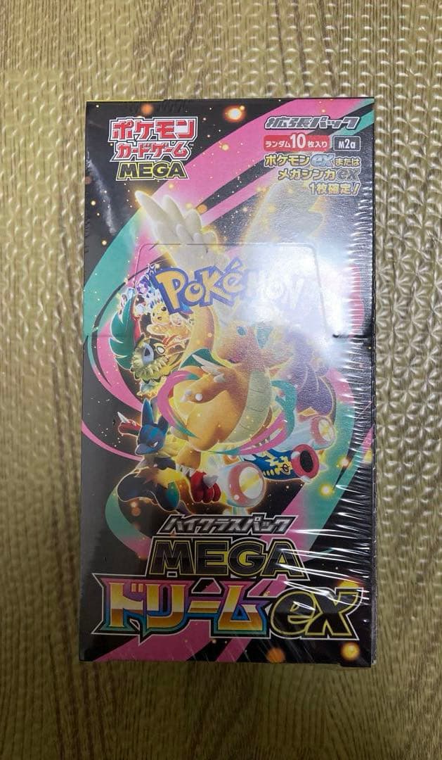 【新品未開封シュリンク付き】ポケモンカード MEGA ドリームex 1ボックス