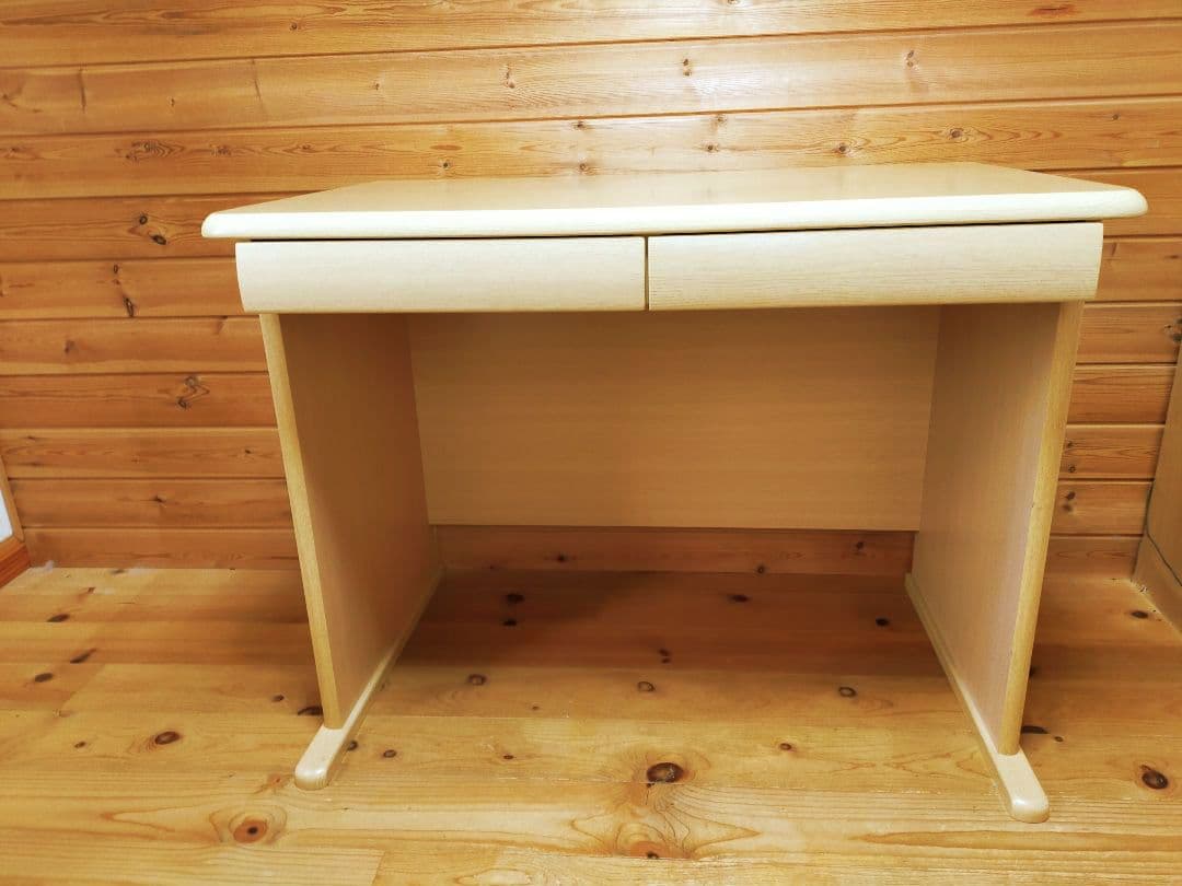 Toyonaka_K ニトリ学習机　ナチュラルデザイン 2引き出しデスク