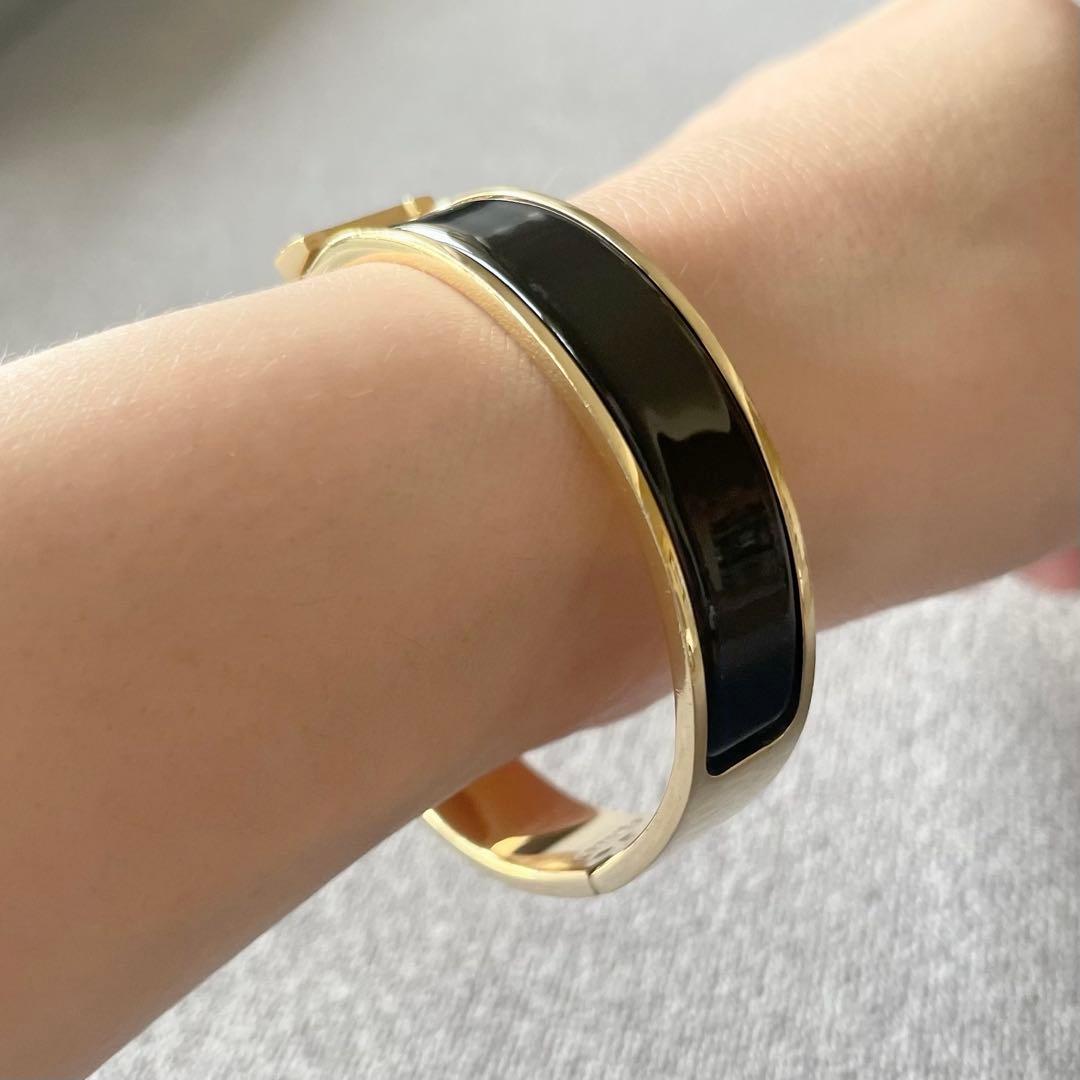 お*か様 【最終値下】エルメス クリックH クリッククラック バングル ブラック