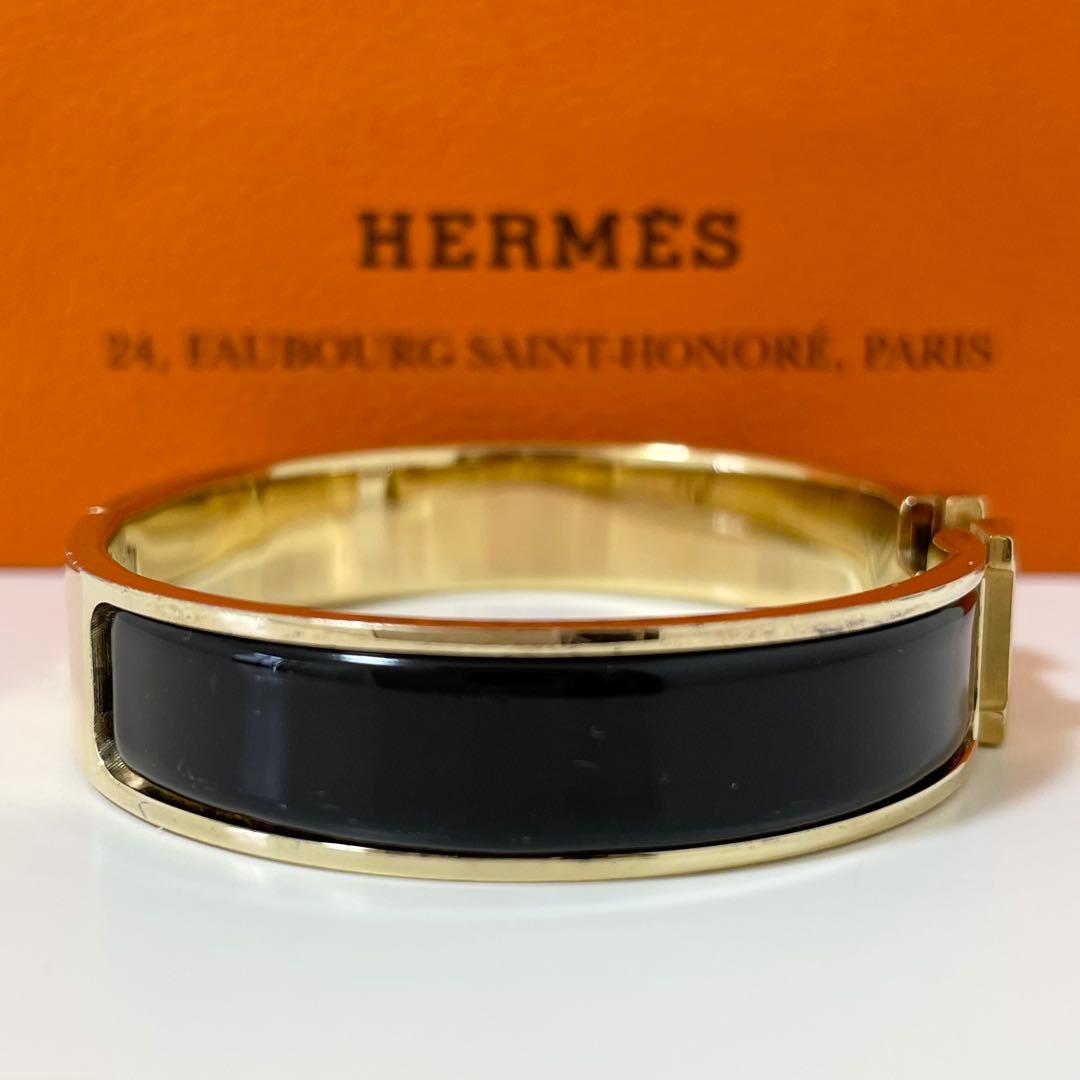 お*か様 【最終値下】エルメス クリックH クリッククラック バングル ブラック