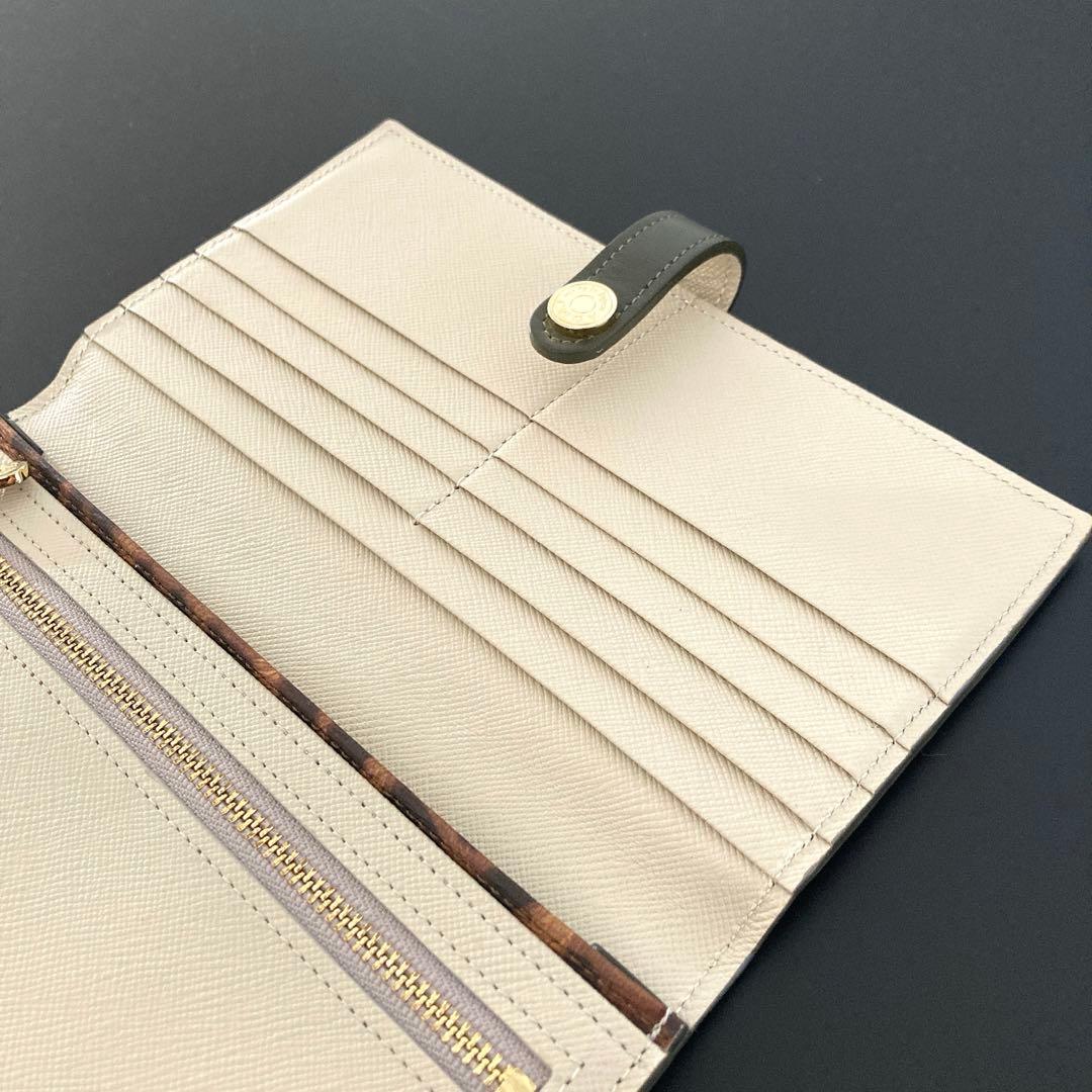 【美品・ギャランティカード付 】ADMJ 長財布 バニティ クリスタル付　日本製