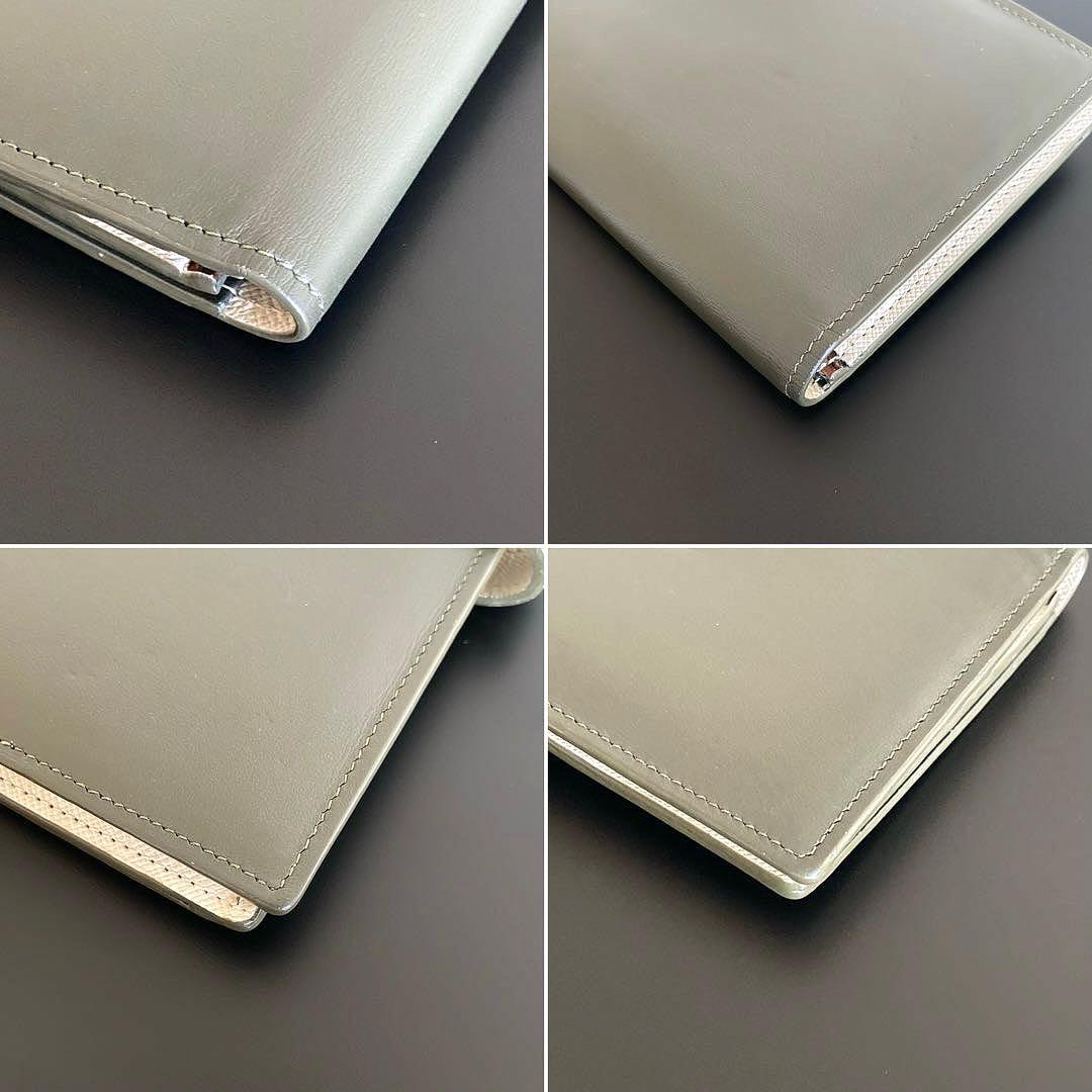 【美品・ギャランティカード付 】ADMJ 長財布 バニティ クリスタル付　日本製