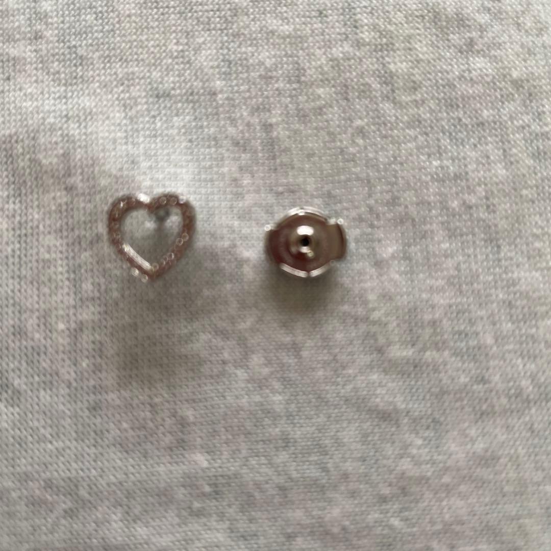 専用　箱付き　ティファニー　プラチナ　センチメンタルハートダイヤモンドピアス片耳