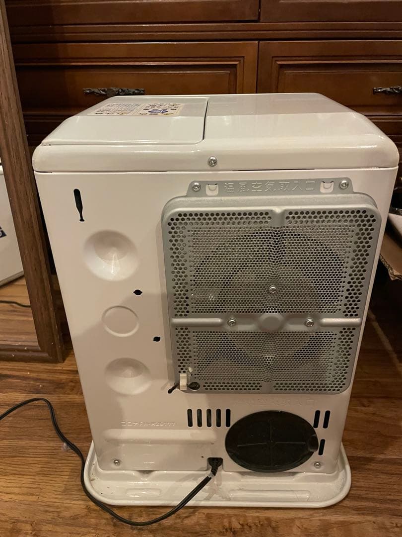 特価コロナFH-M2517Y白くて可愛い石油ファンヒータコジマ購入２年使用後保管