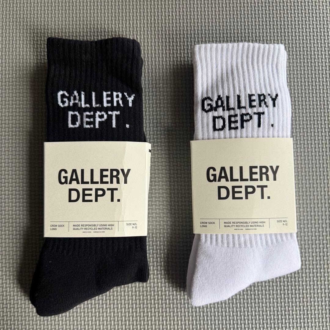 GALLERY DEPT. Socks ソックス セット 黒白