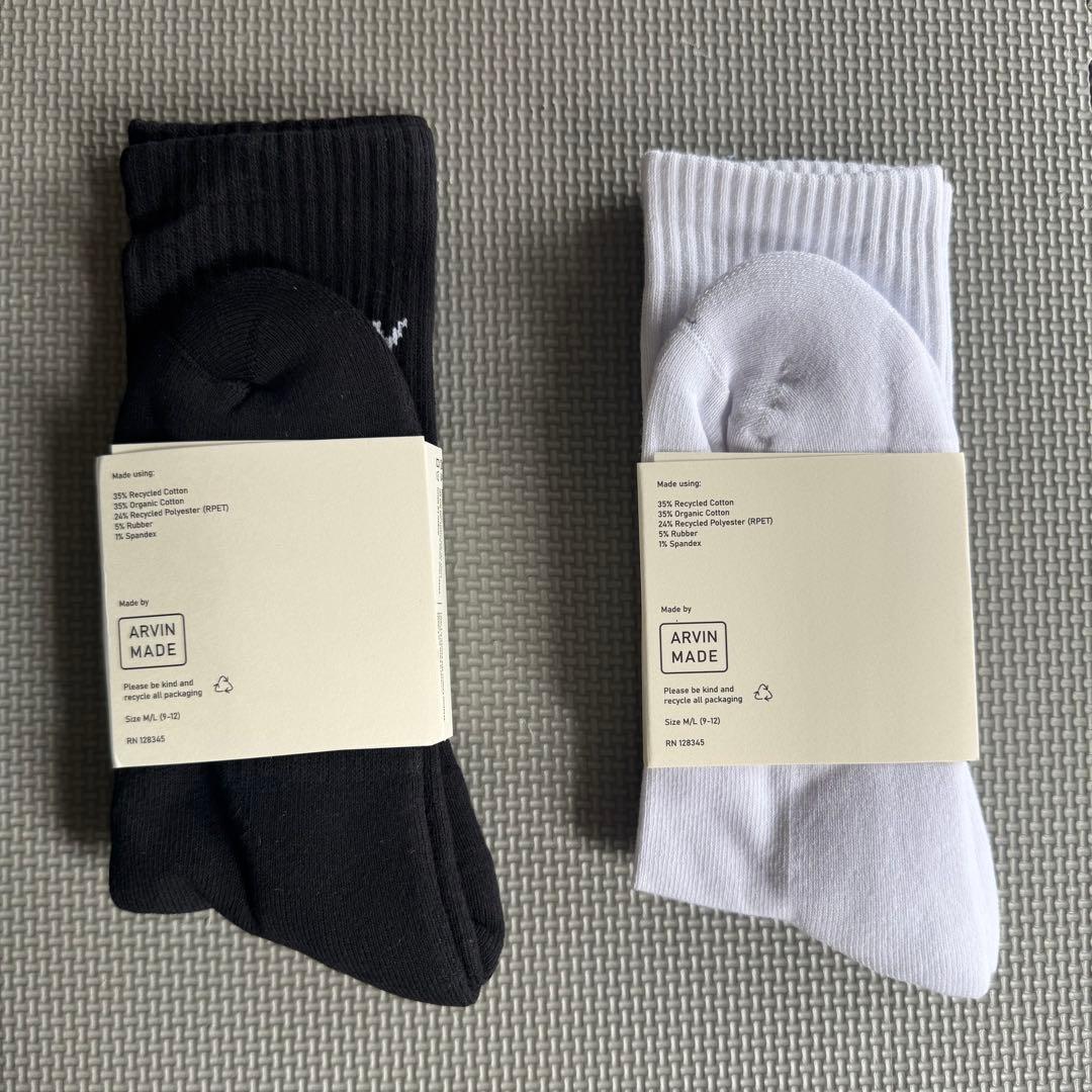 GALLERY DEPT. Socks ソックス セット 黒白