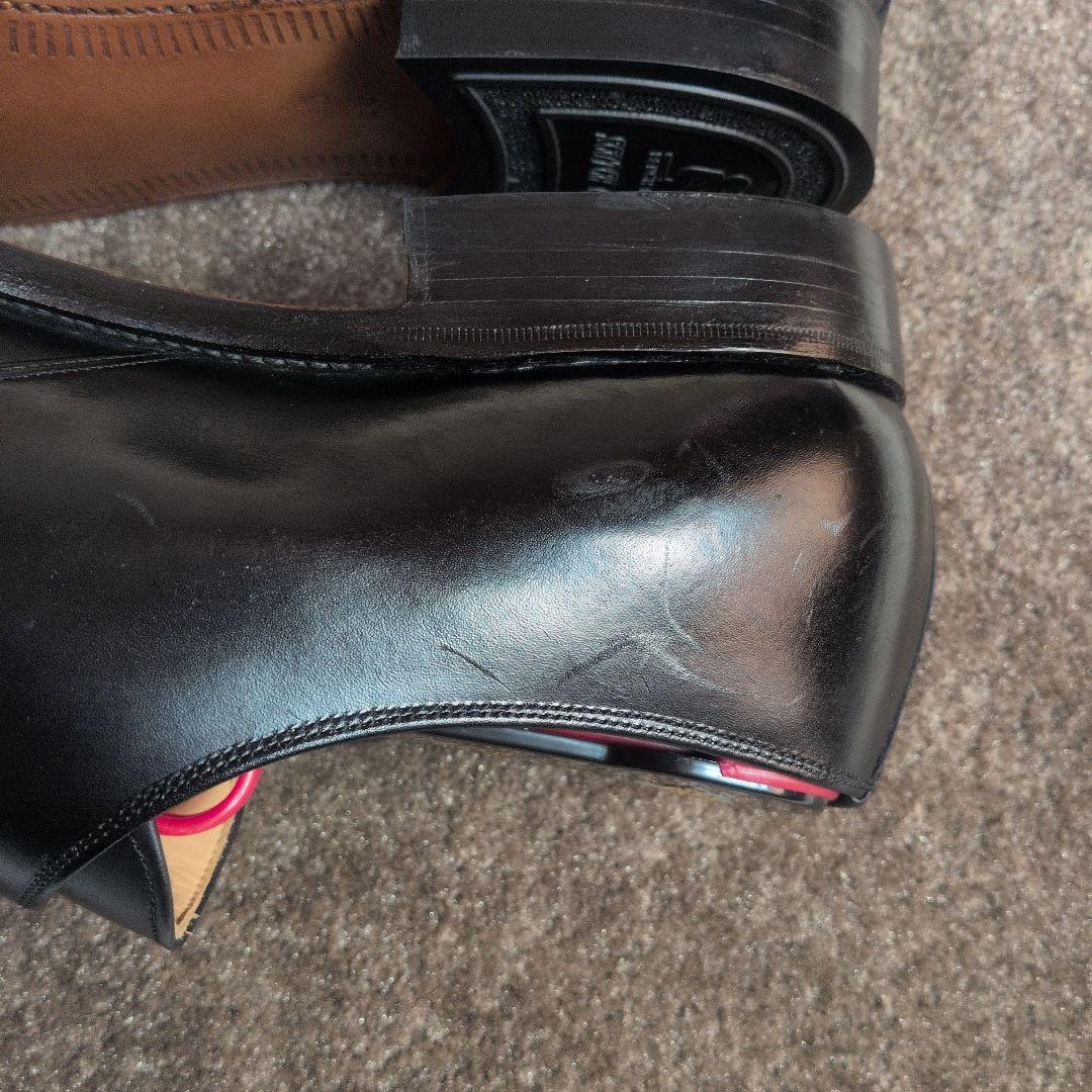 【美品✨SCOTCH GRAIN✨2E✨25cm】レザー ビジネス シューズ 黒