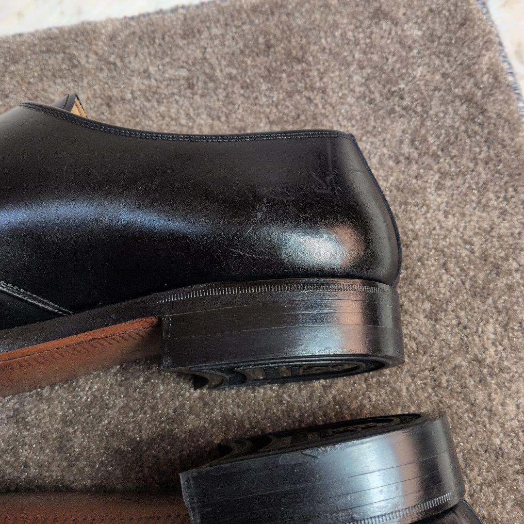 【美品✨SCOTCH GRAIN✨2E✨25cm】レザー ビジネス シューズ 黒