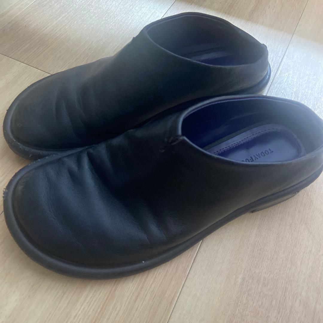 todayful slideleathershoes サイズ36