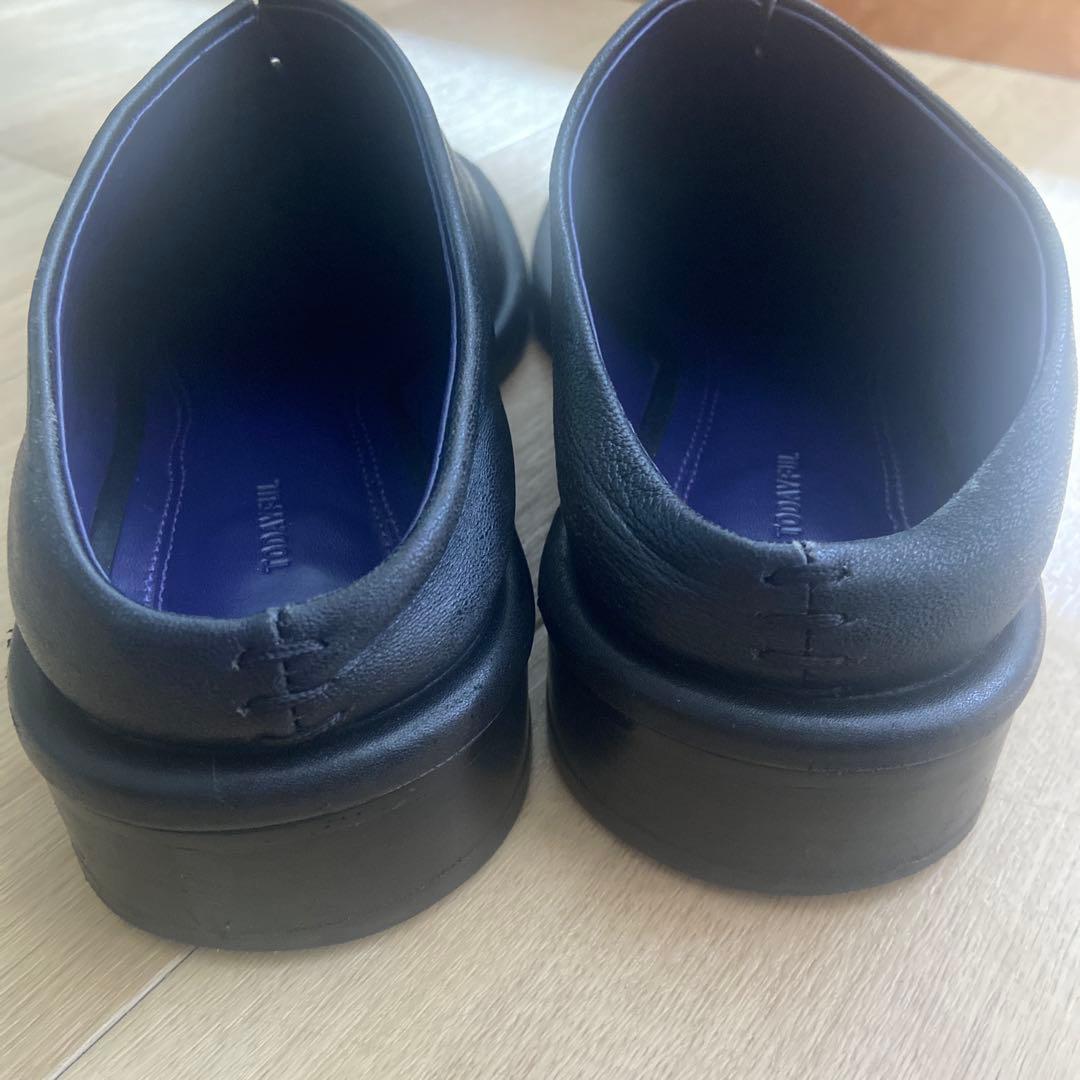 todayful slideleathershoes サイズ36