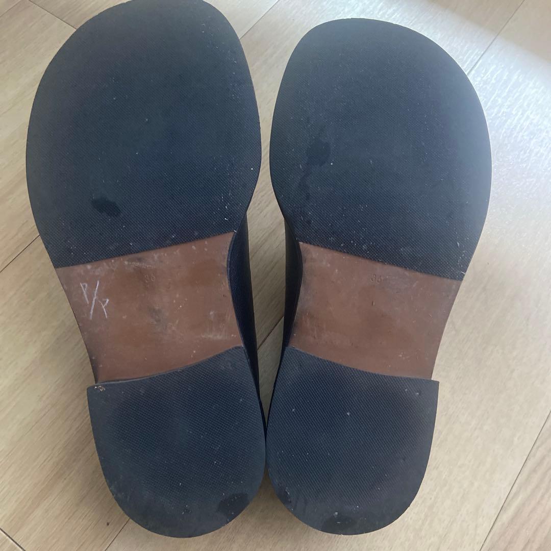 todayful slideleathershoes サイズ36