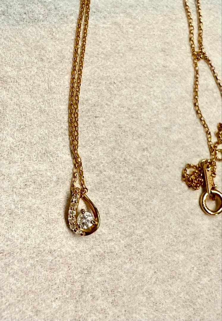 K18 ネックレス　ダイヤモンド