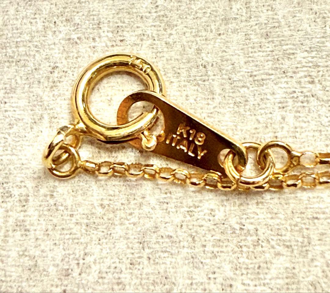 K18 ネックレス　ダイヤモンド