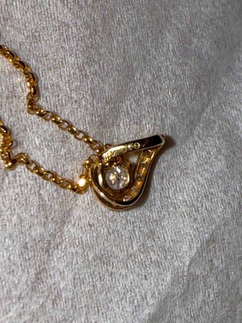 K18 ネックレス　ダイヤモンド