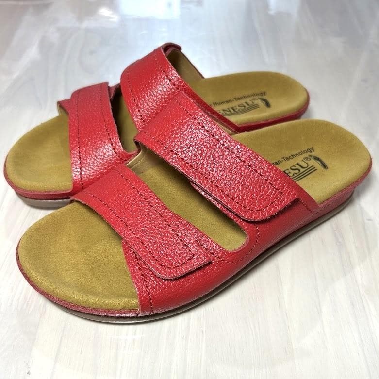 新品 26㎝ 009RD ベネッシュ BENESU 外履きサンダル 赤 ベネシュ