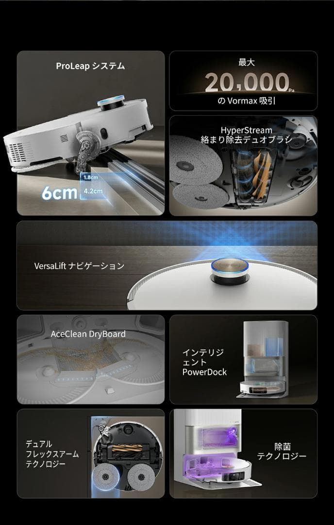 Dreame X50 Ultraロボット掃除機＋13000円おまけ付き