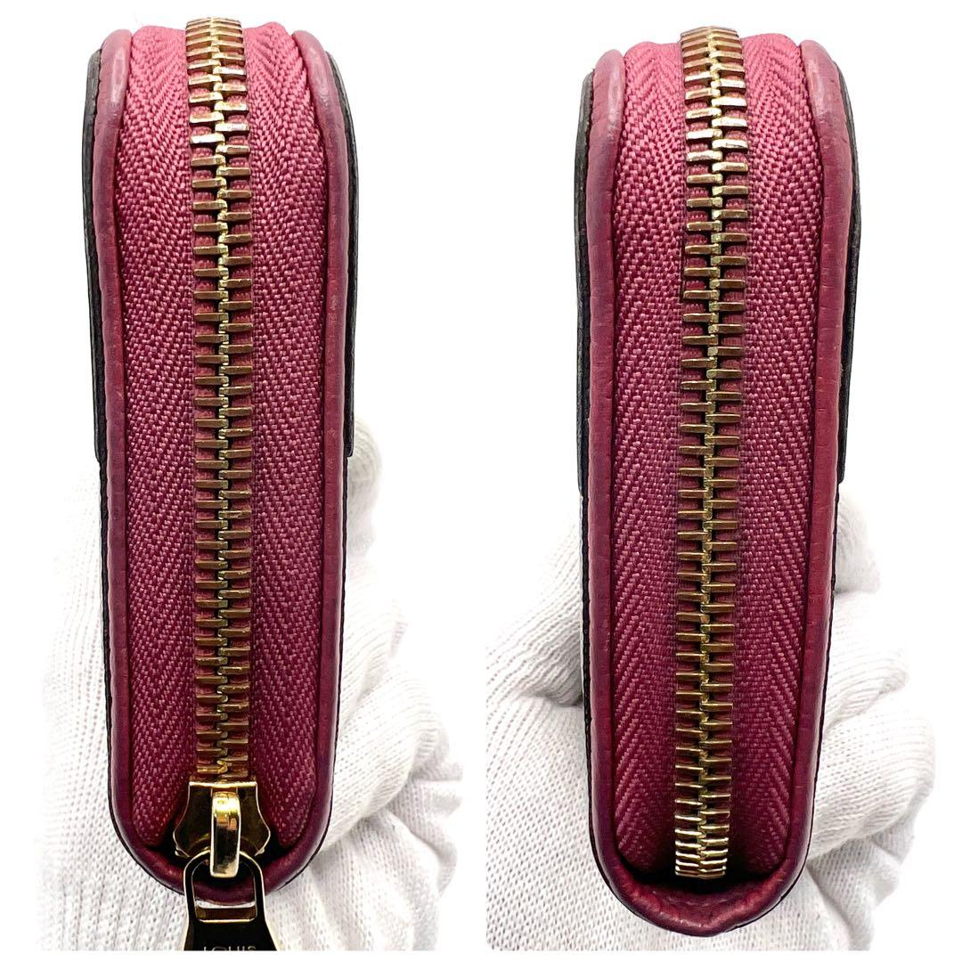 ルイヴィトン モノグラム レティーロ ピンク ジッピーウォレット 長財布 ローズ