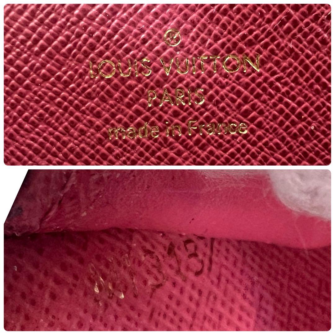 ルイヴィトン モノグラム レティーロ ピンク ジッピーウォレット 長財布 ローズ