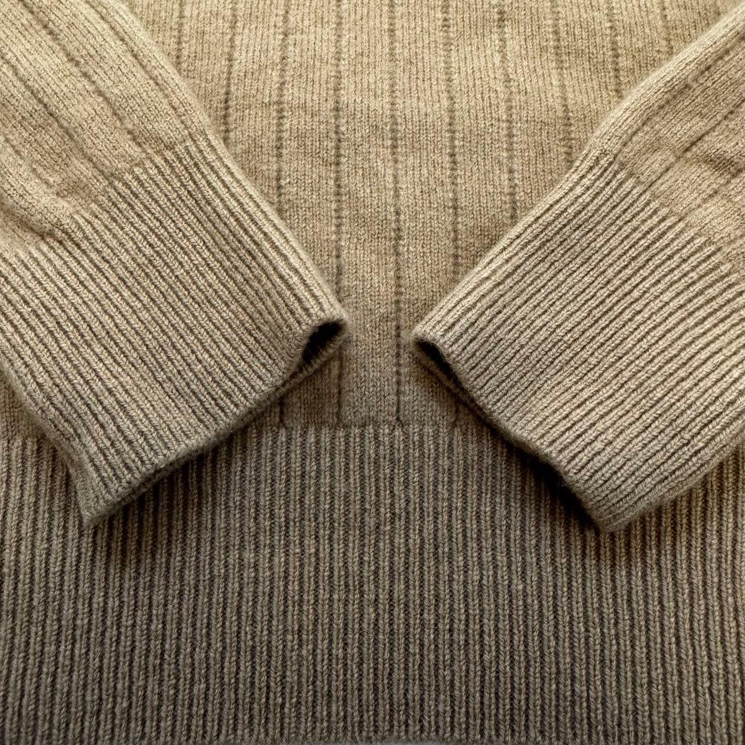 【美品】BURBERRYS ニット セーター 毛100% 犬刺繍　L ブラウン