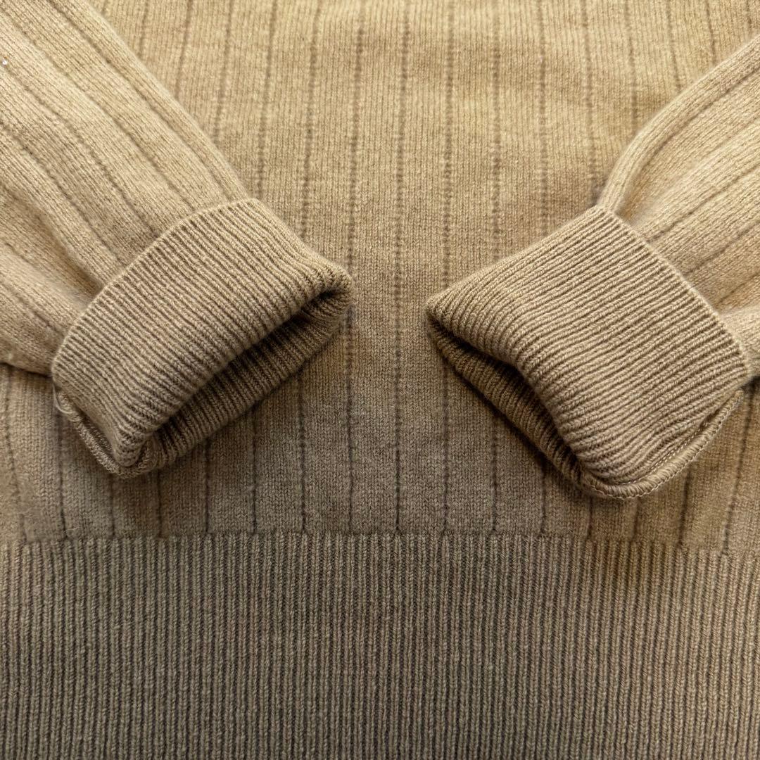 【美品】BURBERRYS ニット セーター 毛100% 犬刺繍　L ブラウン