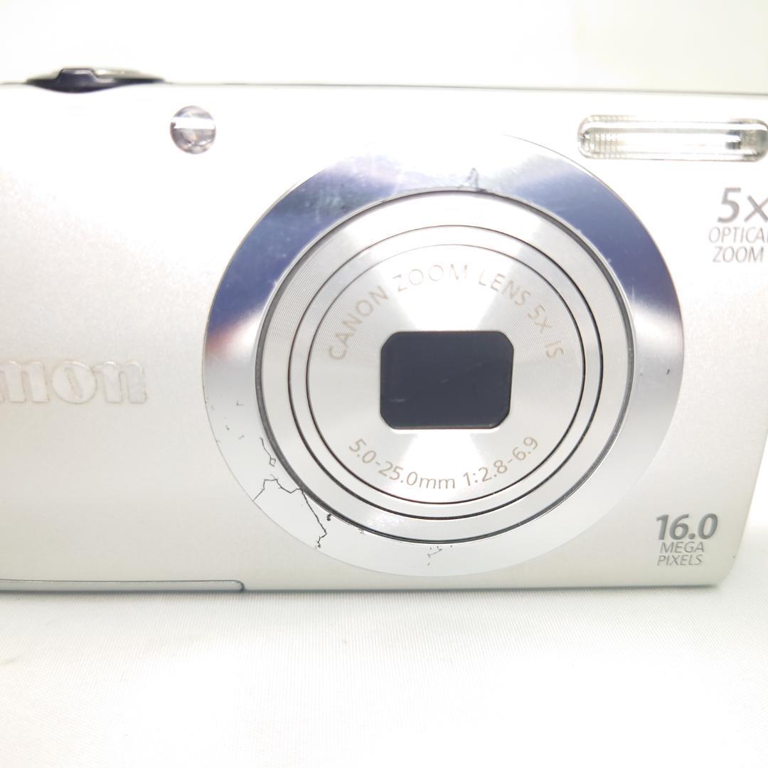 キャノン Canon A2400 IS コンパクトデジタルカメラ シルバー