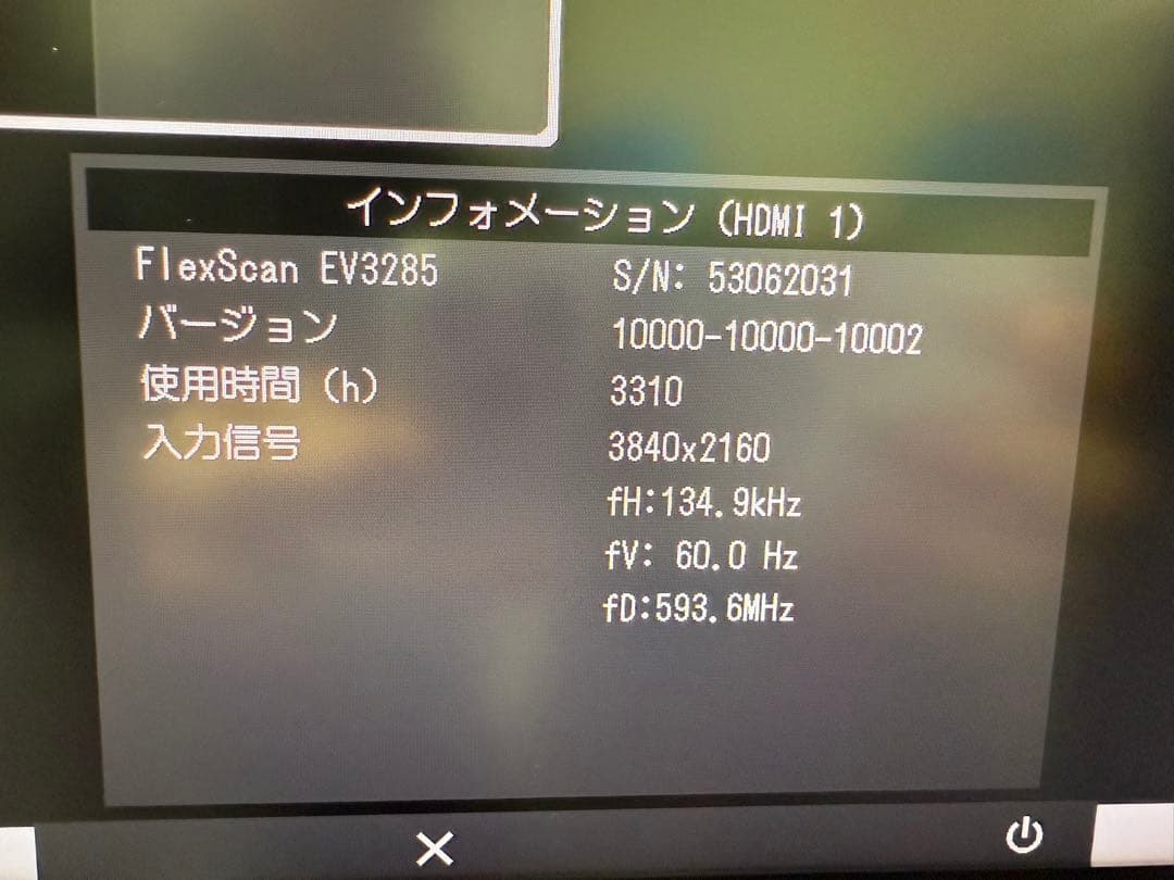 EIZO FlexScan EV3285-BK 31.5インチ ブラック