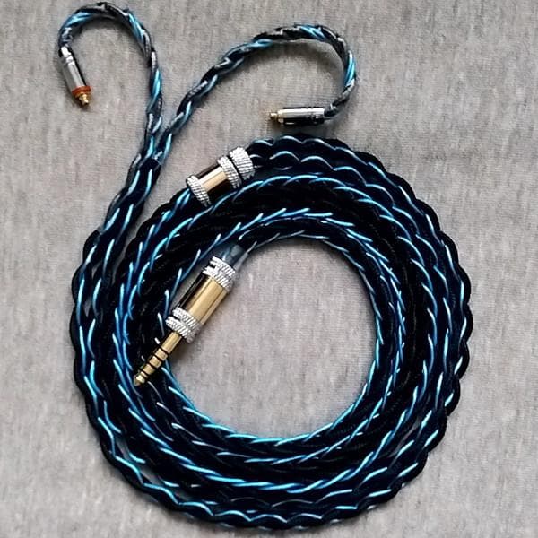 XINHS HS68 8N OCC 8芯 MMCX 4.4mm バランスケーブル