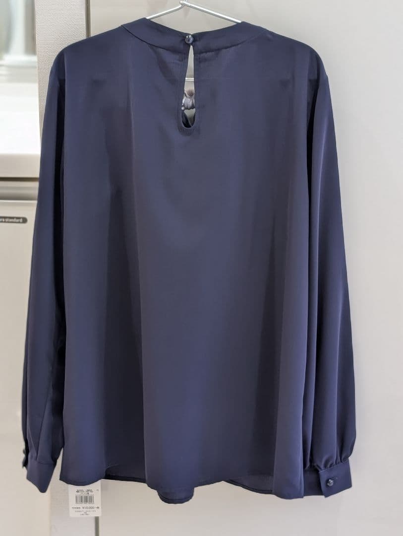 【こりんご】ブルーレーベル クレストブリッジ リボンブラウス 36