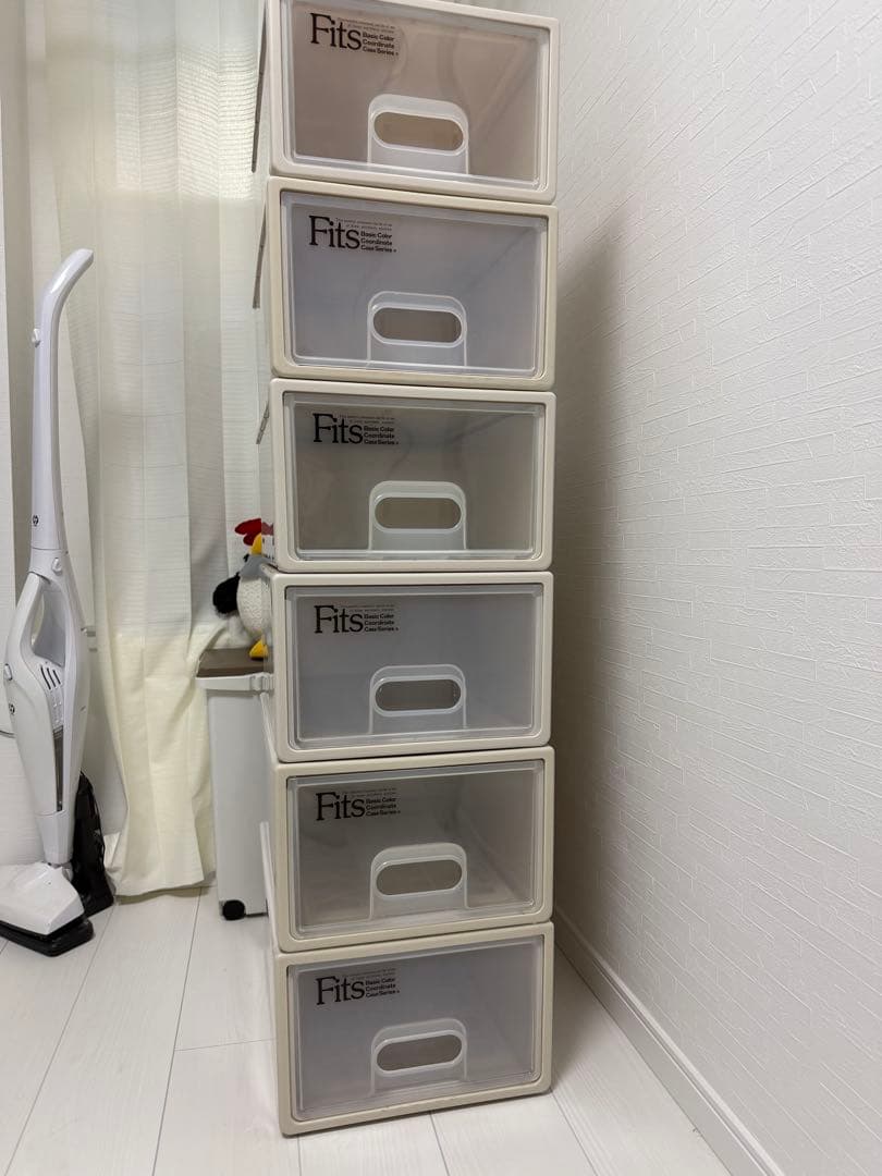 天馬 フィッツケース 幅33×奥行47×高さ21.5cm 収納ケース 6個セット