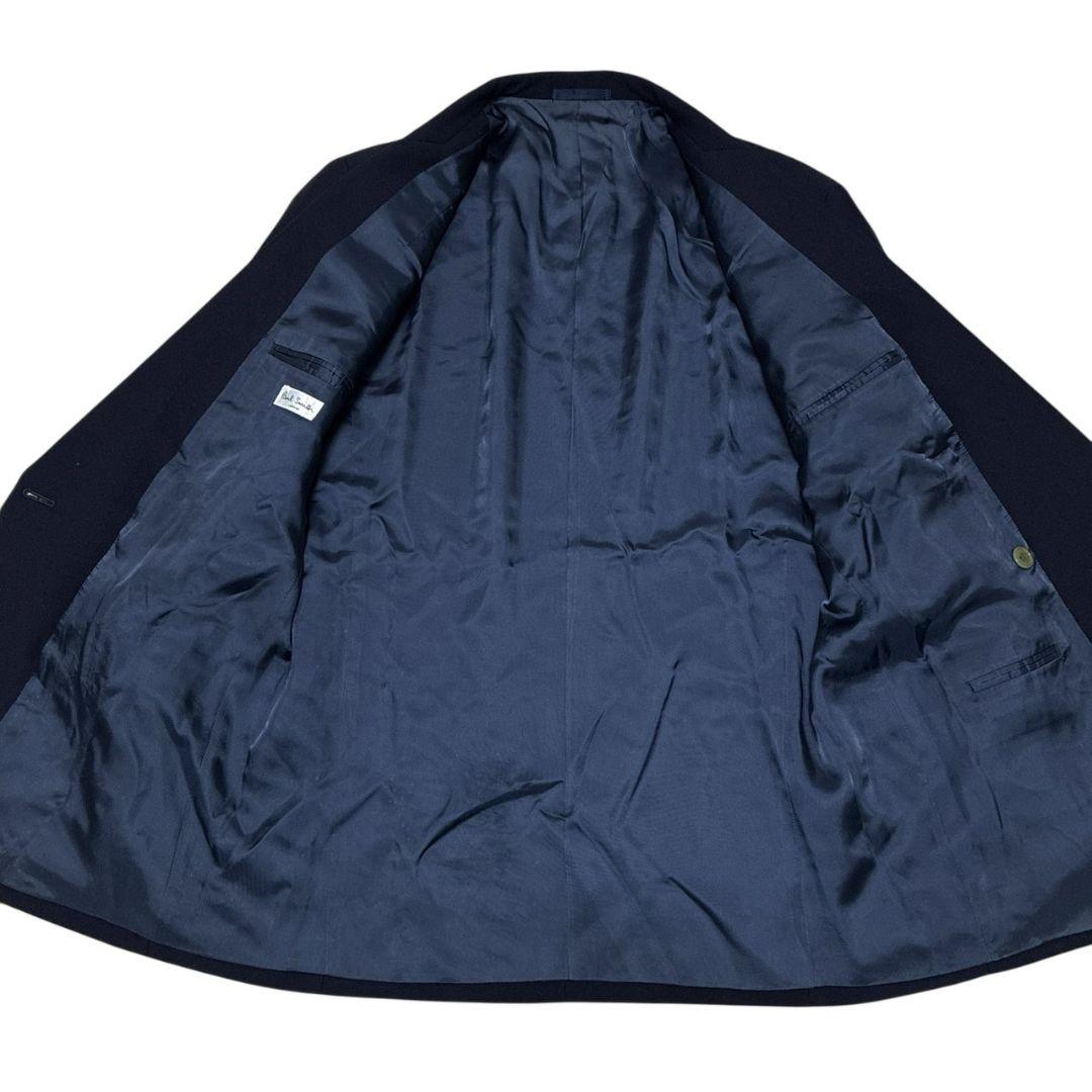 美品✨Paul Smith ダブル 高級スーツ上下 セットアップ ネイビー XL