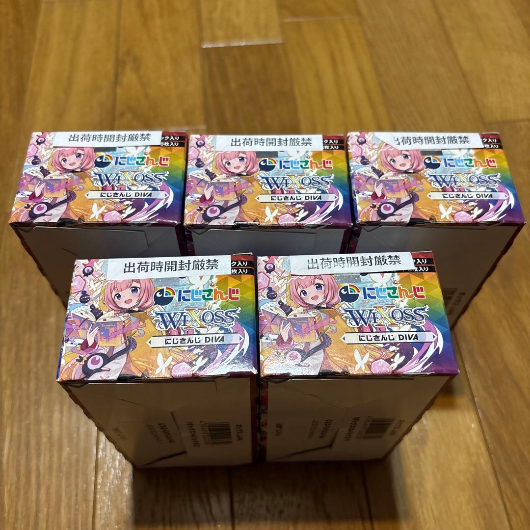 WXDi-CP01 ウィクロスTCGブースター にじさんじ DIVA ５BOX