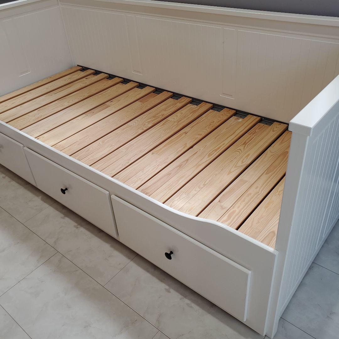浅見【引き渡し限定】IKEA　HEMNES　ヘムネス　デイベッドフレーム